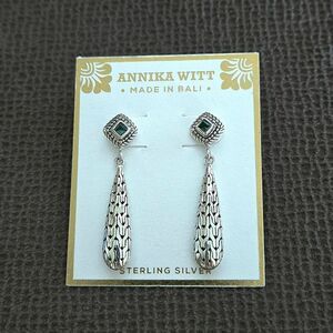 Annika Witt Sterling Silver🤍 Droplet💧 Earrings